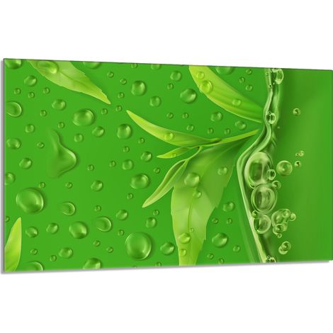 Glas-Herdplattenschutz 80x52 Blätter (1/5)