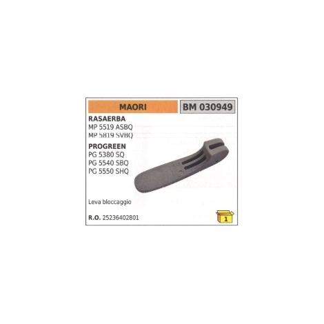 Leva bloccaggio MAORI-PROGREEN rasaerba MP5519ASBQ MP5819SVBQ PG5380SQ PG5540SBQ