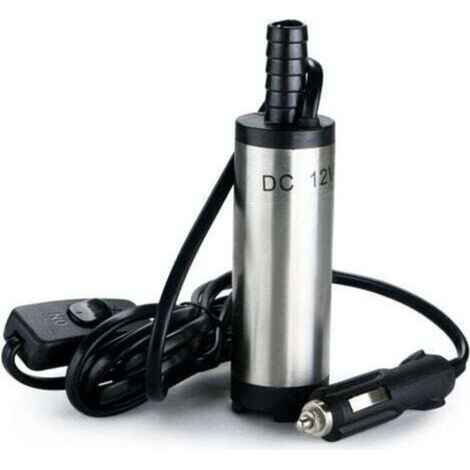 12V Pompe Carburant, Pompe Vidange Eau (Huile, Diesel Voiture de Transfert ou Ravitaillement) pour Auto Camping-car, Caravane, Grand Engin et Les Applications Marines & Speedboat (1/5)
