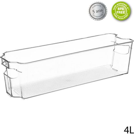 Organizador Para Nevera Pet 37x11cm 4L Transparente (1/4)