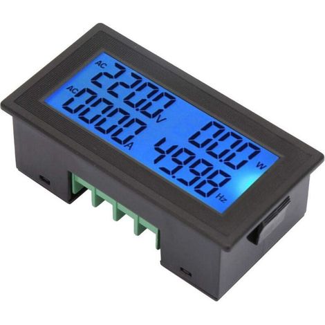 Multimètre de poche numérique multi testeur voltmètre ampèremètre YB5140DM multifonction AC ampèremètre voltmètre 020A affichage numérique 60500 V affichage LCD numérique ampèremètre voltmètre (1/5)