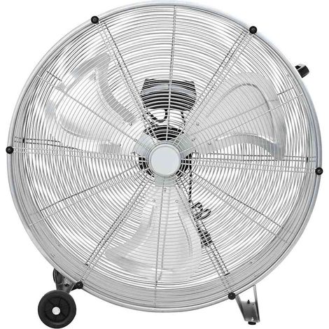 Ventilateur tambour avec roue Argenté 79 x 37 x 82 cm Aluminium