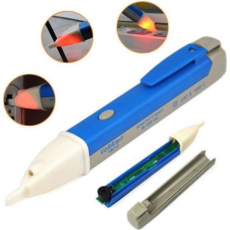 Détecteur De Tension Testeur De Courant Stylo Led 90v 1000v (1/3)