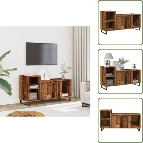 TV-Schrank Altholz-Optik 100x35x55 cm Holzwerkstoff - TV-Schrank - TV-Schränke - TV-Möbel - TV-Ständer