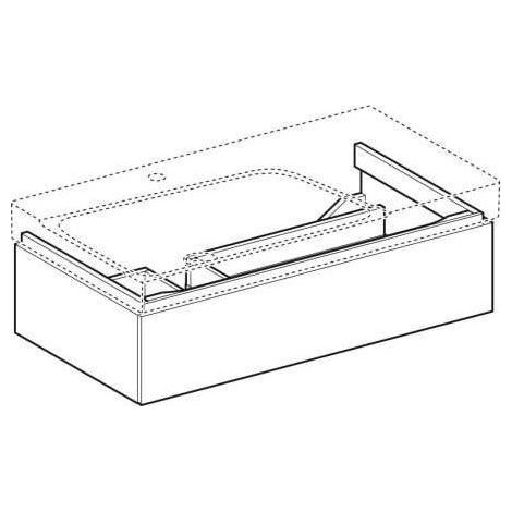 Geberit Xeno 2 Waschtischunterschrank mit Siphonausschnitt links (1/5)