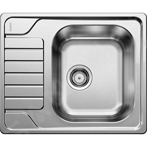 Blanco Dinas 45 - Évier, 61x50 cm, inox brossé 525122 (1/2)