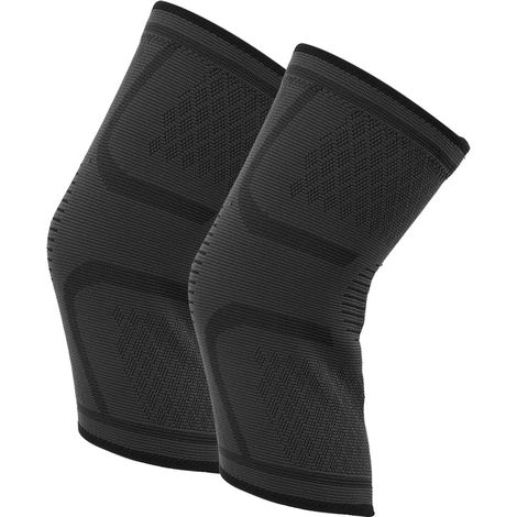 Genouillère de Compression Noir XL pour Running, Fitness et Cyclisme (1/5)