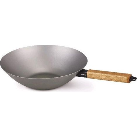 Beka Nomad Sartén Wok Gris Oscuro Acero Carbono