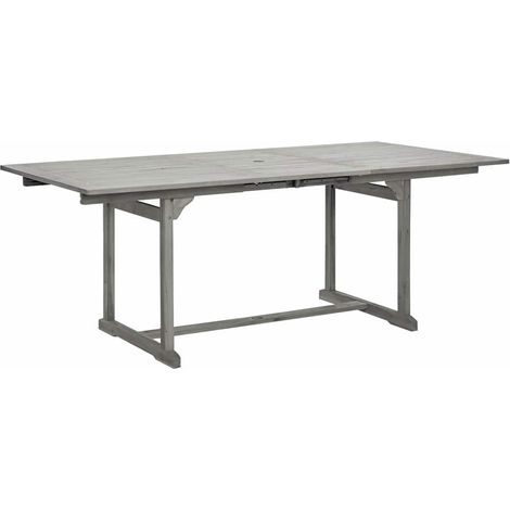 Maison Exclusive - Garten-Esstisch (150-200)x100x75 cm Massivholz (1/5)