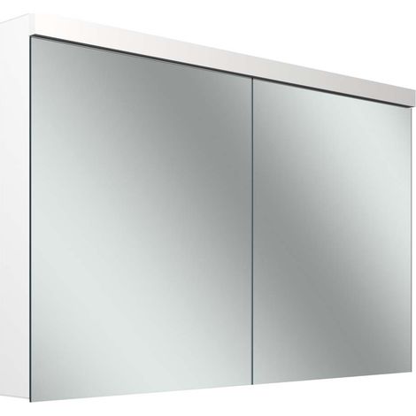 Schneider LOW plus LED armoire de toilette, 2 portes 60/60cm,