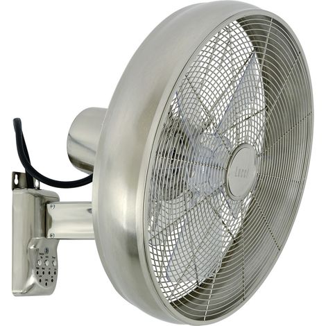Lucci AIR BC Wandventilator 50 W (Ø) 410 mm Chrom Schwenkbar