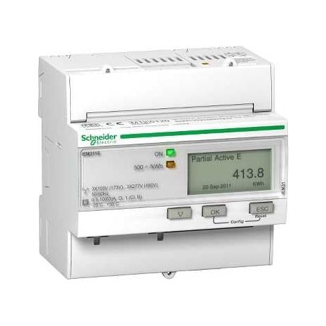 Schneider Electric Acti9 iEM3110 contatore energia 63A LCD