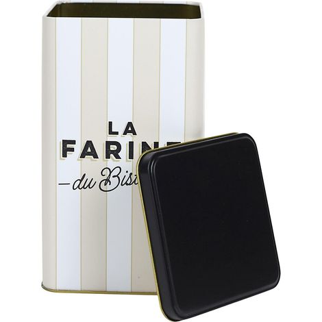 Molde para harina de bistró con rayas beige (1/5)