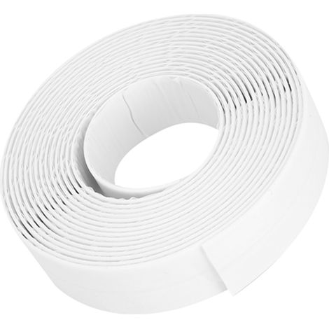 Joint d'étanchéité étanche en PE blanc pour les joints de cuisine et de salle de bain - 22 mm (1/5)