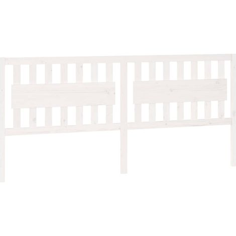 Maison Exclusive - Cabecero de cama madera maciza de pino blanco (1/5)