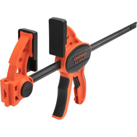 Heavy-Duty E-Z Hold Pony Clamp with Expandable Head, 300mm (12-inch), 136 kg Clamping Capacity
