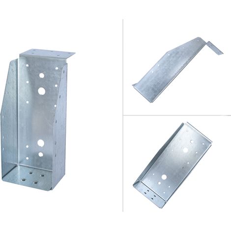 Support de poteau lourd avec lèvre galvanisé pour poutres de 9.5 (1/4)