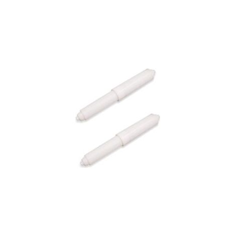 Soporte para papel higiénico, 2 piezas, soportes de plástico para papel higiénico, soportes para papel higiénico, soporte para papel higiénico, con resorte - Crezuo