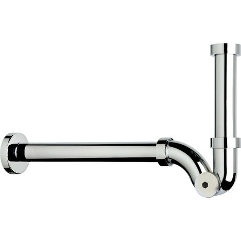 SCELTO DA DESIVERO Sifone 1,1/4 a "s" abs cromato senza piletta codice prod: DSV16119 (1/2)