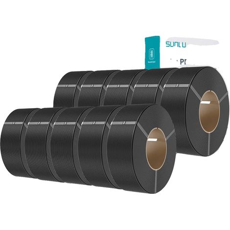 3D-Druckerfilament, PLA, 1,75 mm Durchmesser, RF PLA Schwarz (1/2)