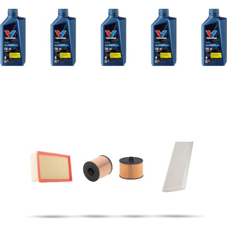 Kit tagliando 4 FILTRI e 5L OLIO compatibile con Peugeot Expert II 2.0 HDI 88kw dal 2007 (1/5)
