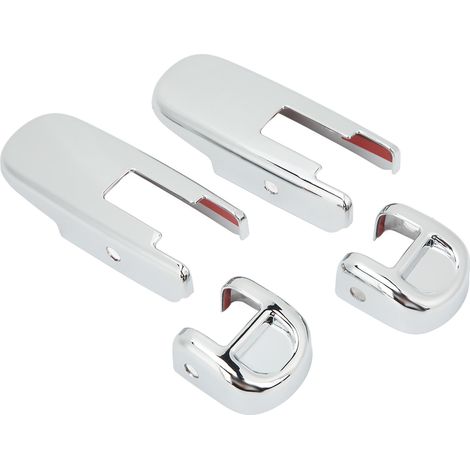 Lot de 4 poignées d'ouverture de capot, plaquées électrolytiquement, brillantes, antirouille, surface lisse, de rechange pour Hummer H2 SUT 2003-2009 (1/5)