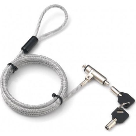 Techly Lucchetto con Sistema di Sicurezza Wedge-Lock per Notebook Cavo 1,8m (1/5)
