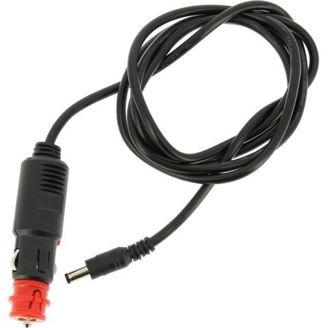 Cordon d'alimentation TV 12Volts avec fiche allume cigare