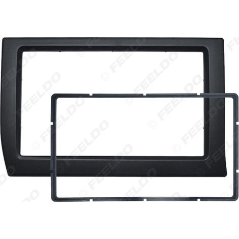 Compatible avec les Citroën Elysée/Ancienne C-Elysée : panneau de montage pour autoradio, façade 2DIN, support à double axe