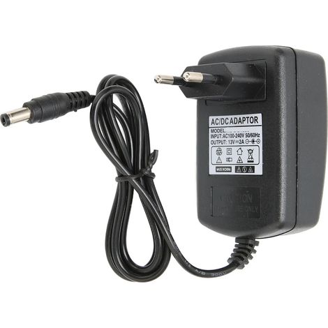 Chargeur secteur 13 V 2 A stable et sécurisé pour la maison, la voiture, l'hôtel et les clubs - Prise européenne (1/5)