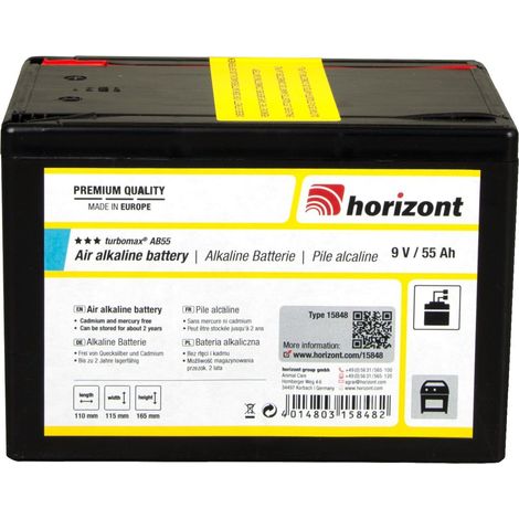 Trockenbatterie TURBOMAX AB 55 alkalisch 9V/55Ah Pal. 280 St. (1/3)