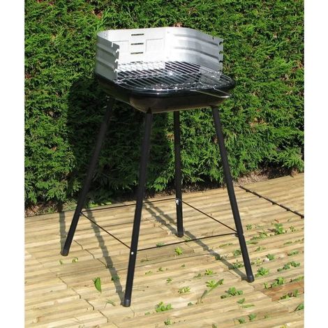 Barbecue somagic andalucia compatto acciaio 36x36 cm