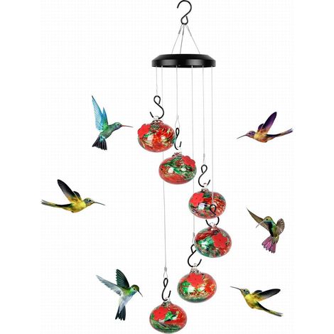 Boule À Oiseaux - Boule En Verre Soufflé À La Main - Résistante Aux Intempéries - Pour Jardin Extérieur - 1 Pièce (1/5)
