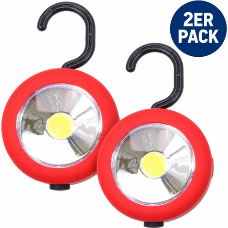 2x COB LED Leuchte Magnet + Haken (1/5)