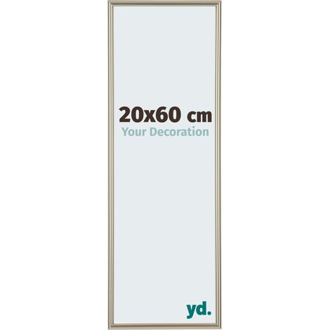 yd. - Cadre photo 20x60 - Champagne - Plastique - Annecy