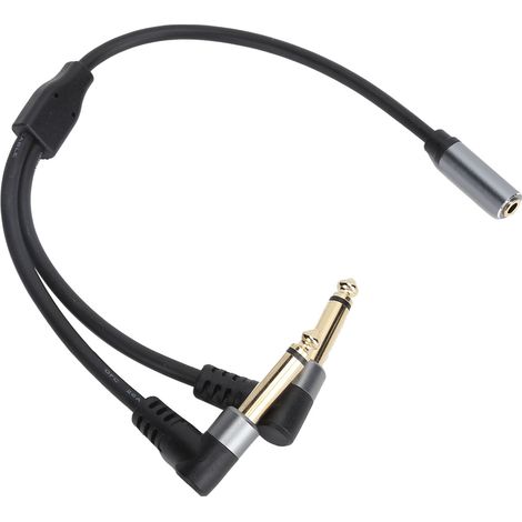 Adaptateur Jack 6.35mm Mâle vers 3.5mm Femelle pour Microphone et Console de Mixage (1/5)