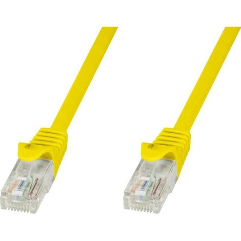Techly Professional Cavo di Rete Patch in Rame Cat.6 Giallo UTP 1,5m (1/5)