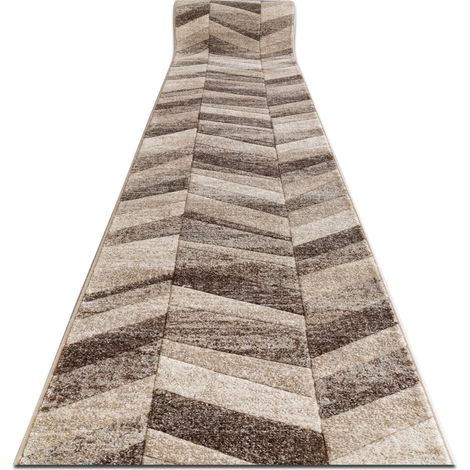 Runner FEEL 5673/15055 HERRINGBONE beige / brown / cream 80 cm beige 80x120 cm