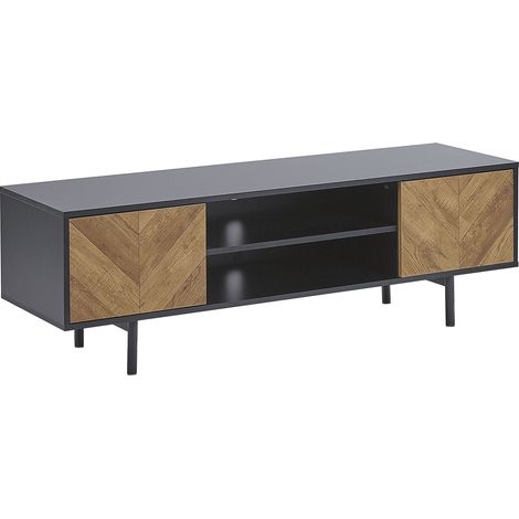 TV Stand SALINA Brown/ Black