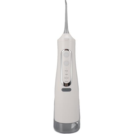 Hydropulseur dentaire sans fil 310 ml rechargeable, étanche IPX7, avec 4 embouts pour la maison et les voyages (1/5)