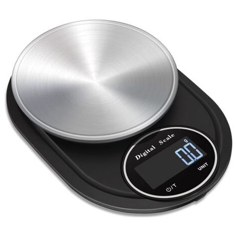Balance de Cuisine Balance de Cuisine Portable, Balance Alimentaire numérique de précision, Lait de Buffle, Balance de Cuisson Fournitures de Cuisine (5kgx0.1g) (1/5)