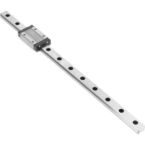 MGN12H Schwarze Miniatur-Linearführung, 12 mm breiter Schlitten (300 mm) (1/5)