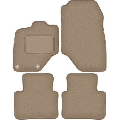 Tapis de sol en velours beige pour Peugeot 3008 III PHEV (2024-).