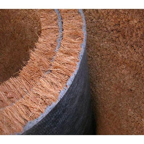 Paillasson en Noix de Coco Naturelle Dos Antidérapant Robuste Porte d'entrée de Maison - 120x150 cm