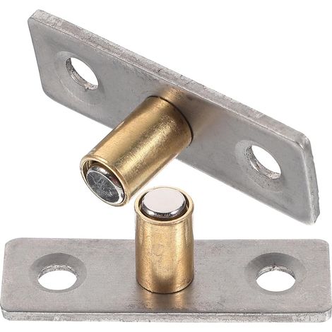 lot de 2 guide de sol pour porte coulissante, fer (1/5)