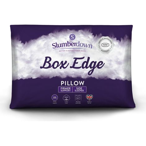 Slumberdown Box Edge Pillow, Firm Support, 1 Pack