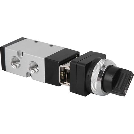 MSV86522-TB Vanne à bouton mécanique 5 voies à 2 positions pour système pneumatique (1/5)