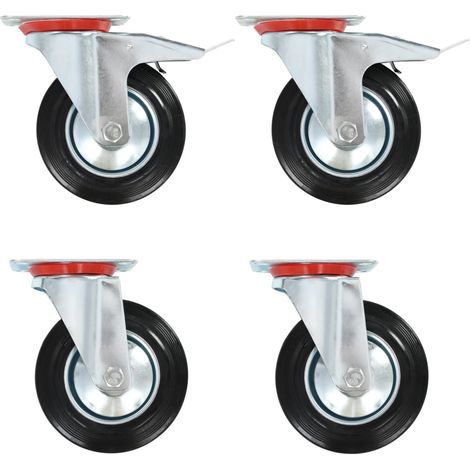 FIMEI Roulettes pivotantes 4 pcs 160 mm (1/5)