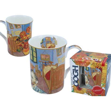 Taza Carmani, clásica de 360 ml - Van Gogh/Dormitorio en Arlés (1/3)