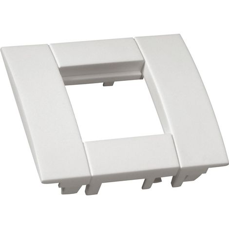 Support d'appareillage 45x45 simple noir pour goulottes alu (GT4519011)